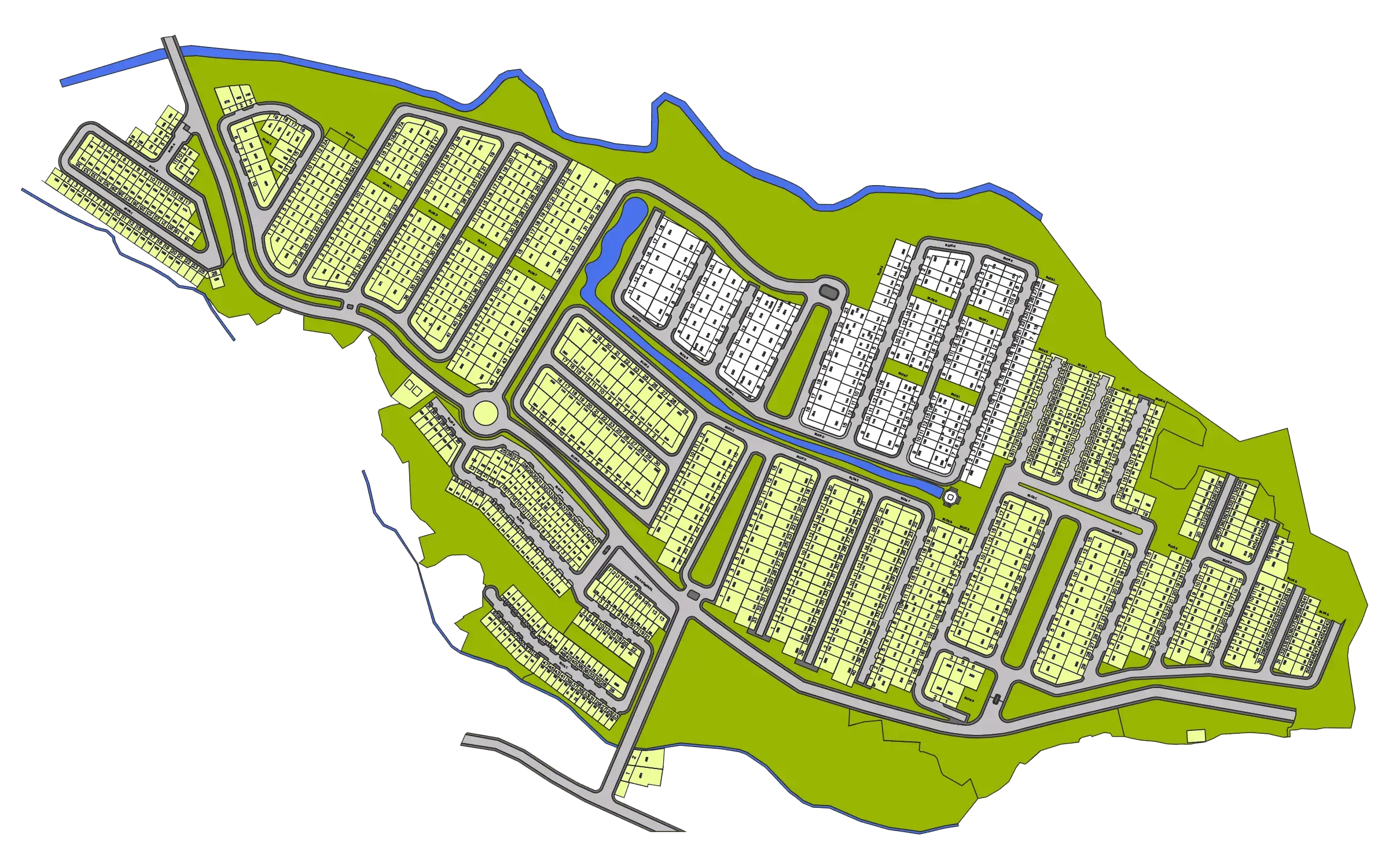 Siteplan Pakuan Hill Bismarckia