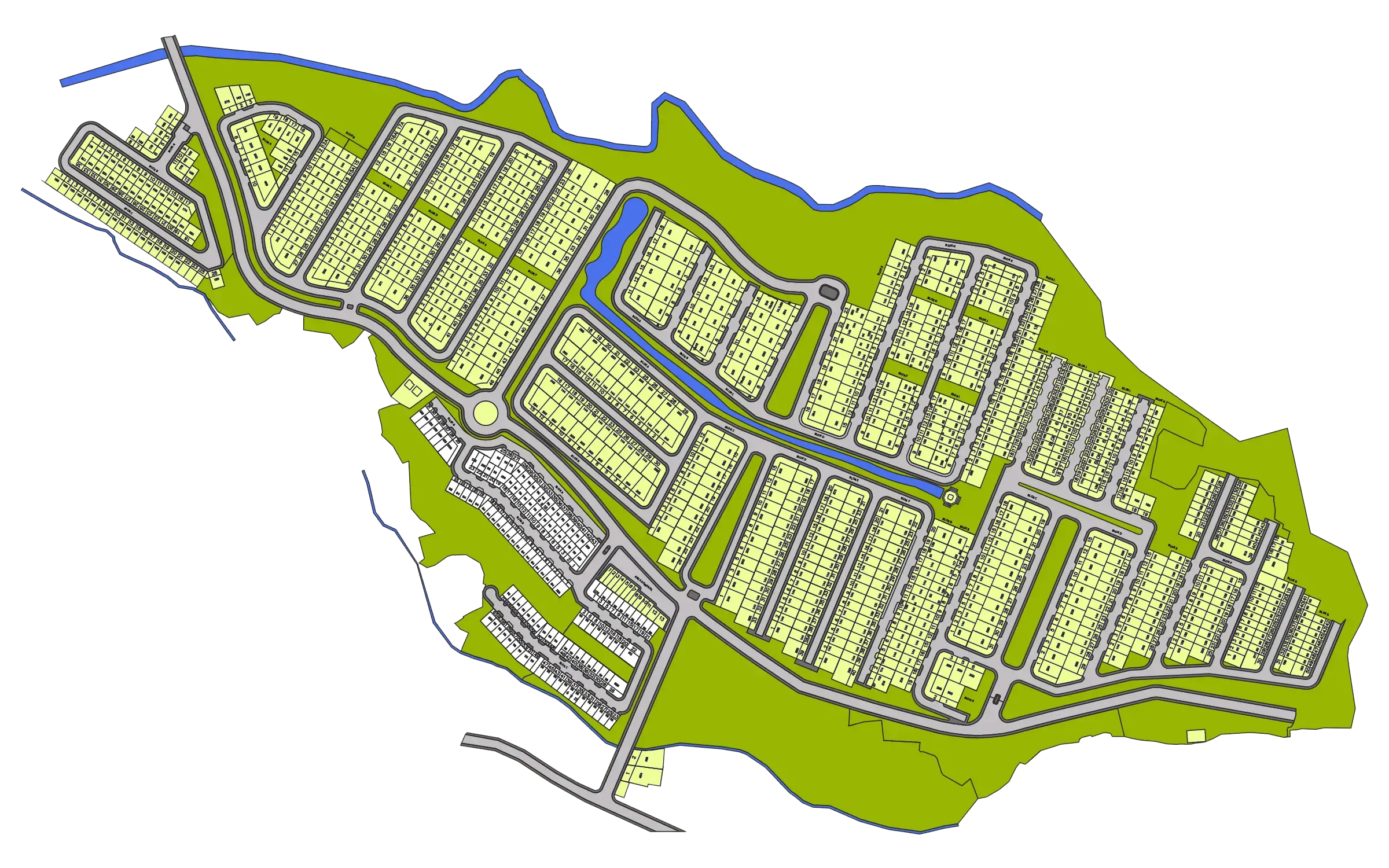Siteplan Pakuan Hill New Caryota